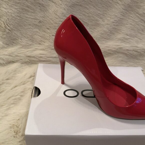 Aldo Pumps Heels Red Patient Leather - Picture 10 of 14